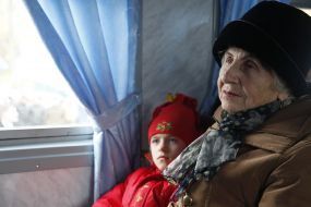 Woman with a grandchild