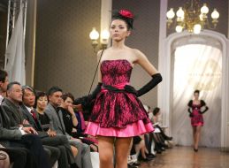 Fashion show of clothing from Oksana Mukha