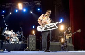 Trevor Lawrence Jr., Herbie Hancock and James Genus