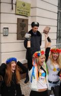 Активистки женского движения FEMEN
