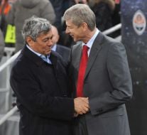 Mircea Lucescu and Arsene Wenger