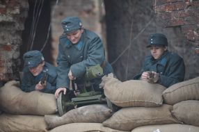 Участники военно-исторической реконструкции