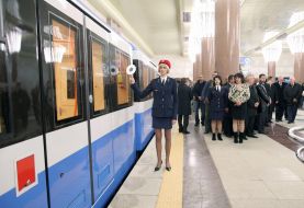  trial run of trains through the tube station «Demeevskaya»