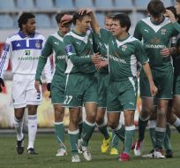 Players of FC Obolon (Kiev)