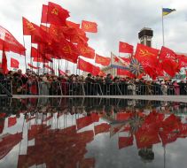 The mass meeting participants