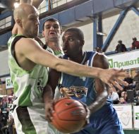 Zach Morley, Mikhail Anisimov and Demetrius Alexander