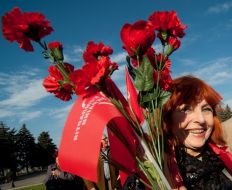 Participant of the mass meeting