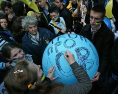 Participants of the Allukrainian action of solidarity