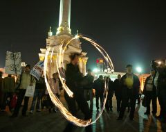 Participants of fleshmoba