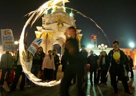 Participants of fleshmoba