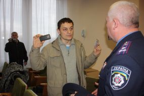 Employee of militia and journalist