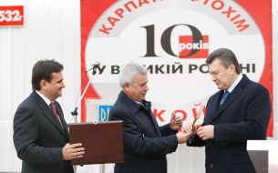 Viktor Yanukovich and Vagit Alekperov