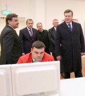 Viktor Yanukovich, Andrey Klyuev and Vagit Alekperov