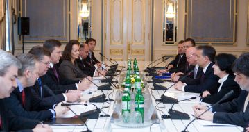 Встреча Виктора Януковича и Виктора Орбана