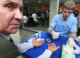 Express-analysis on glucose concentration in blood