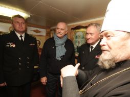 Nikita Mihalkov and metropolitan Lazar