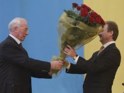Nikolay Azarov and Aleksandr Popov