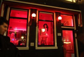 A red-light district