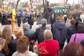 Opening of the monument Vasiliy Simonenko