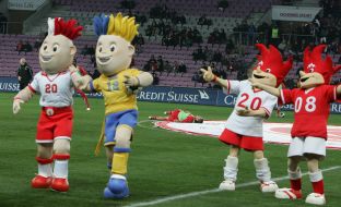 Talismans of Euro-2012 and Euro-2008