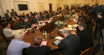 Meeting of opposition government with the representatives of businessmen