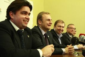 Markiyan Lubkivskiy, Andrey Sadovoy, Vasiliy Gorbal and Ian Borden