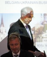 Nikolay Azarov and Prince Philippe of Belgium