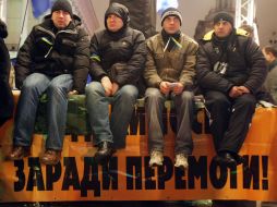 Participants of the protest action