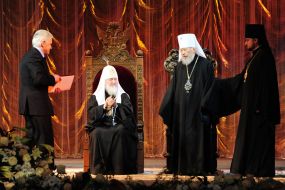 Vladimir Litvin, Patriarch Kirill and Metropolitan Vladimir