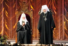 Patriarch Kirill and Metropolitan Vladimir