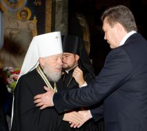 Patriarch Kirill and Viktor Yanukovich