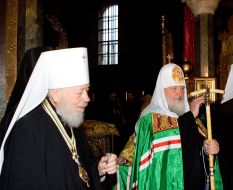 Patriarch Kirill and Metropolitan Vladimir