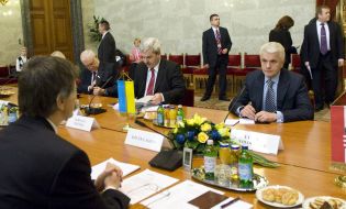 The meeting with Vladimir Litvin, Laszlo Kever