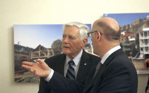 Valdas Adamkus and Grogol Katamadze