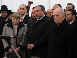 Zina Kalay-Kleitman, Shimon Peres and Avigdor Lieberman