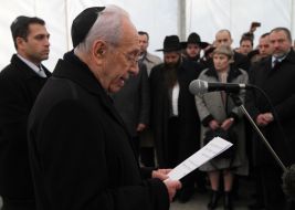 Shimon Peres and Avigdor Lieberman