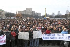 Participants of protest action