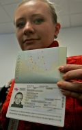 Biometric passport, made in the on-line
