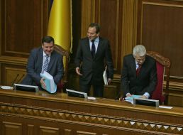Володимир Литвин, Микола Томенко та Адам Мартинюк