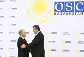 Нурсултан Назарбаєв та Віктор Янукович