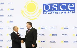 Нурсултан Назарбаєв та Віктор Янукович