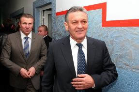 Sergey Bubka and Aleksandr Ledida