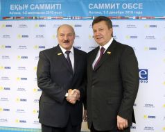 Олександр Лукашенко і Віктор Янукович