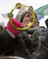 Participant of the protest action
