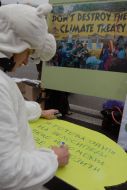 Participant of the action ”Change yourself instead of climate!”
