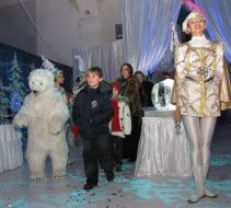 Participants of the New Year’s carnival