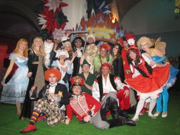 Participants of the New Year’s carnival