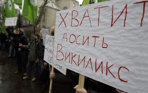 Action in support of the founder of Wikileaks