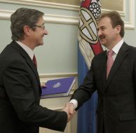 Daniel Caron and Alexandr Popov