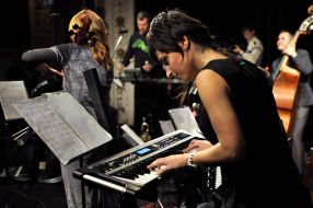 Participants of the band ”Pervoe solntse”